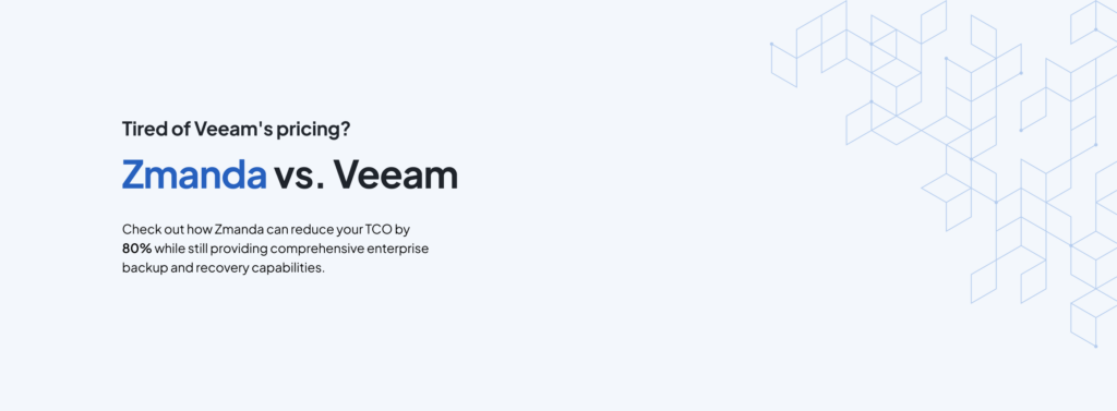 Veeam Vs Zmanda Top Reasons To Replace Veeam Backup